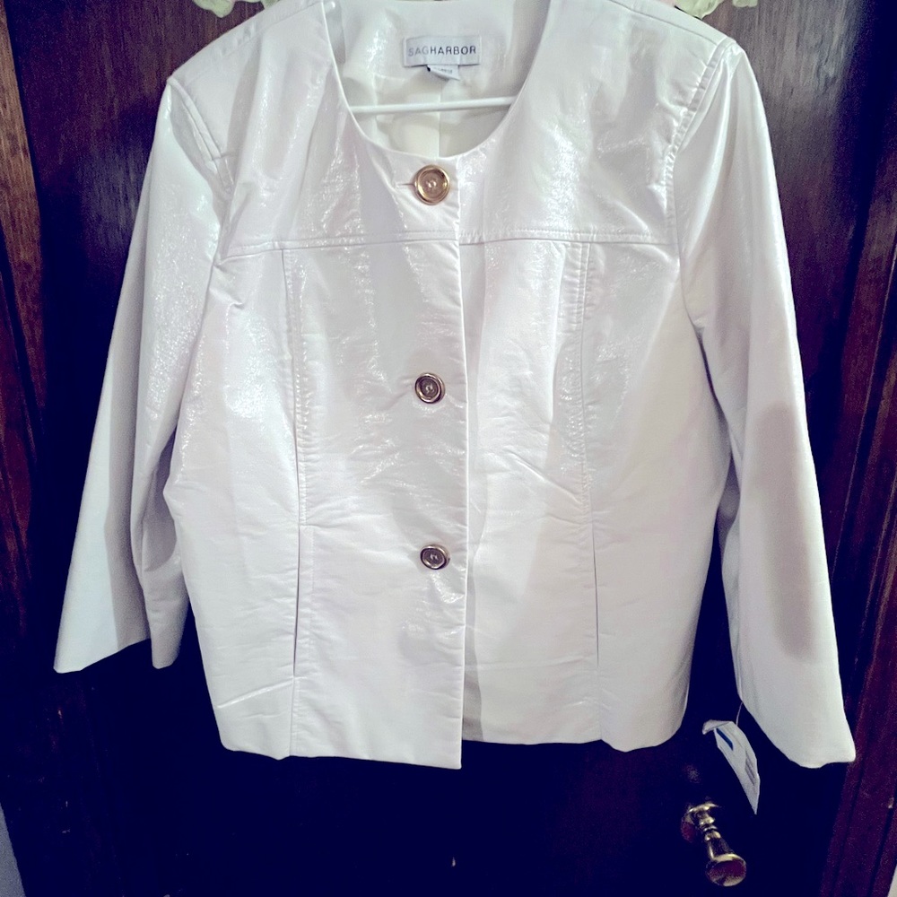 Blazer/jacket soft leathery